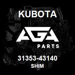 31353-43140 Kubota SHIM | AGA Parts