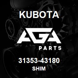 31353-43180 Kubota SHIM | AGA Parts