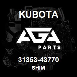 31353-43770 Kubota SHIM | AGA Parts