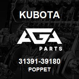 31391-39180 Kubota POPPET | AGA Parts