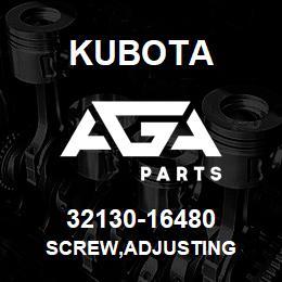 32130-16480 Kubota SCREW,ADJUSTING | AGA Parts