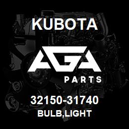 32150-31740 Kubota BULB,LIGHT | AGA Parts