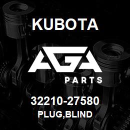 32210-27580 Kubota PLUG,BLIND | AGA Parts