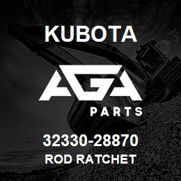 32330-28870 Kubota ROD RATCHET | AGA Parts