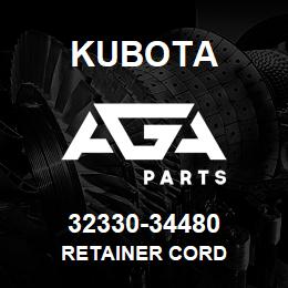 32330-34480 Kubota RETAINER CORD | AGA Parts