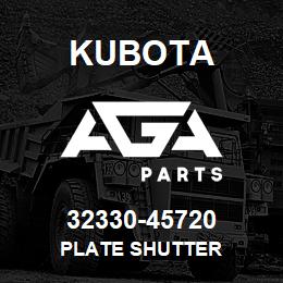 32330-45720 Kubota PLATE SHUTTER | AGA Parts