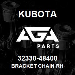 32330-48400 Kubota BRACKET CHAIN RH | AGA Parts