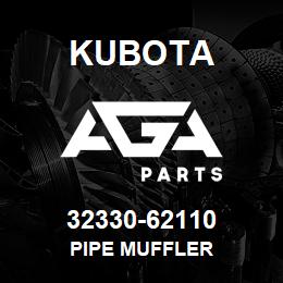 32330-62110 Kubota PIPE MUFFLER | AGA Parts