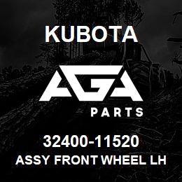 32400-11520 Kubota ASSY FRONT WHEEL LH | AGA Parts