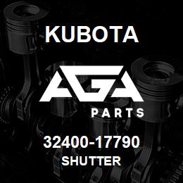 32400-17790 Kubota SHUTTER | AGA Parts