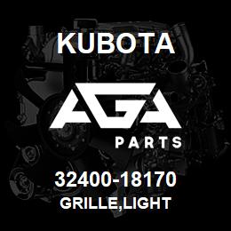 32400-18170 Kubota GRILLE,LIGHT | AGA Parts