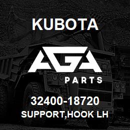 32400-18720 Kubota SUPPORT,HOOK LH | AGA Parts