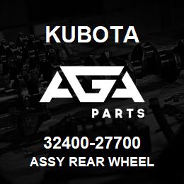 32400-27700 Kubota ASSY REAR WHEEL | AGA Parts