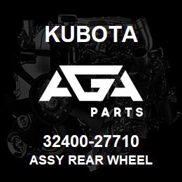 32400-27710 Kubota ASSY REAR WHEEL | AGA Parts