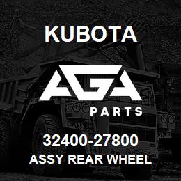 32400-27800 Kubota ASSY REAR WHEEL | AGA Parts