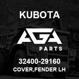 32400-29160 Kubota COVER,FENDER LH | AGA Parts