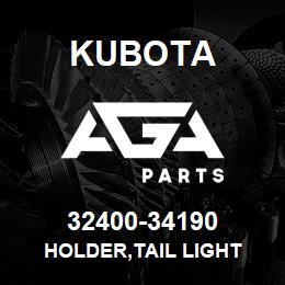 32400-34190 Kubota HOLDER,TAIL LIGHT | AGA Parts