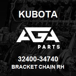 32400-34740 Kubota BRACKET CHAIN RH | AGA Parts