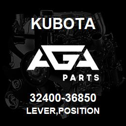 32400-36850 Kubota LEVER,POSITION | AGA Parts