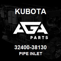 32400-38130 Kubota PIPE INLET | AGA Parts