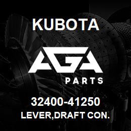 32400-41250 Kubota LEVER,DRAFT CON. | AGA Parts