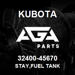 32400-45670 Kubota STAY,FUEL TANK | AGA Parts