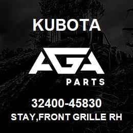 32400-45830 Kubota STAY,FRONT GRILLE RH | AGA Parts