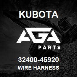 32400-45920 Kubota WIRE HARNESS | AGA Parts