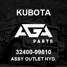 32400-99810 Kubota ASSY OUTLET HYD. | AGA Parts