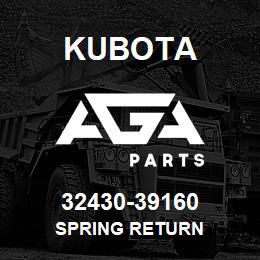 32430-39160 Kubota SPRING RETURN | AGA Parts