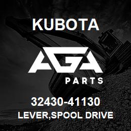 32430-41130 Kubota LEVER,SPOOL DRIVE | AGA Parts