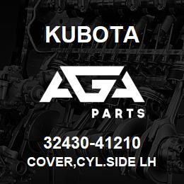 32430-41210 Kubota COVER,CYL.SIDE LH | AGA Parts