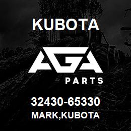 32430-65330 Kubota MARK,KUBOTA | AGA Parts