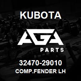 32470-29010 Kubota COMP.FENDER LH | AGA Parts