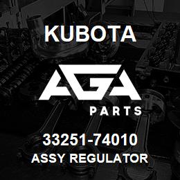 33251-74010 Kubota ASSY REGULATOR | AGA Parts