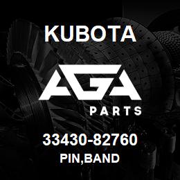 33430-82760 Kubota PIN,BAND | AGA Parts