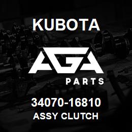 34070-16810 Kubota ASSY CLUTCH | AGA Parts