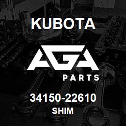 34150-22610 Kubota SHIM | AGA Parts