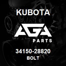 34150-28820 Kubota BOLT | AGA Parts