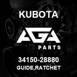 34150-28880 Kubota GUIDE,RATCHET | AGA Parts