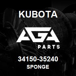 34150-35240 Kubota SPONGE | AGA Parts