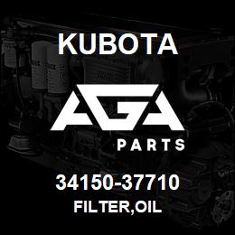 34150-37710 Kubota FILTER,OIL | AGA Parts