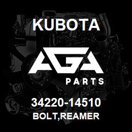 34220-14510 Kubota BOLT,REAMER | AGA Parts