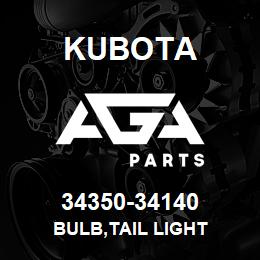 34350-34140 Kubota BULB,TAIL LIGHT | AGA Parts