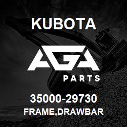 35000-29730 Kubota FRAME,DRAWBAR | AGA Parts