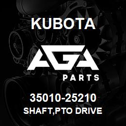 35010-25210 Kubota SHAFT,PTO DRIVE | AGA Parts