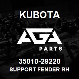 35010-29220 Kubota SUPPORT FENDER RH | AGA Parts