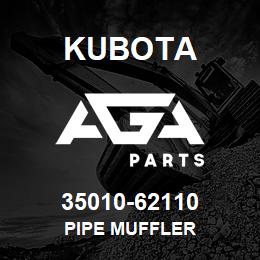 35010-62110 Kubota PIPE MUFFLER | AGA Parts