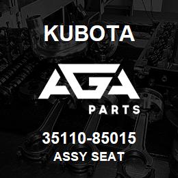 35110-85015 Kubota ASSY SEAT | AGA Parts