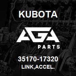 35170-17320 Kubota LINK,ACCEL. | AGA Parts